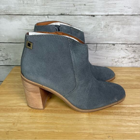 Lucky Brand Pellyon Suede Ankle Boots Size 7.5 - Picture 1 of 5